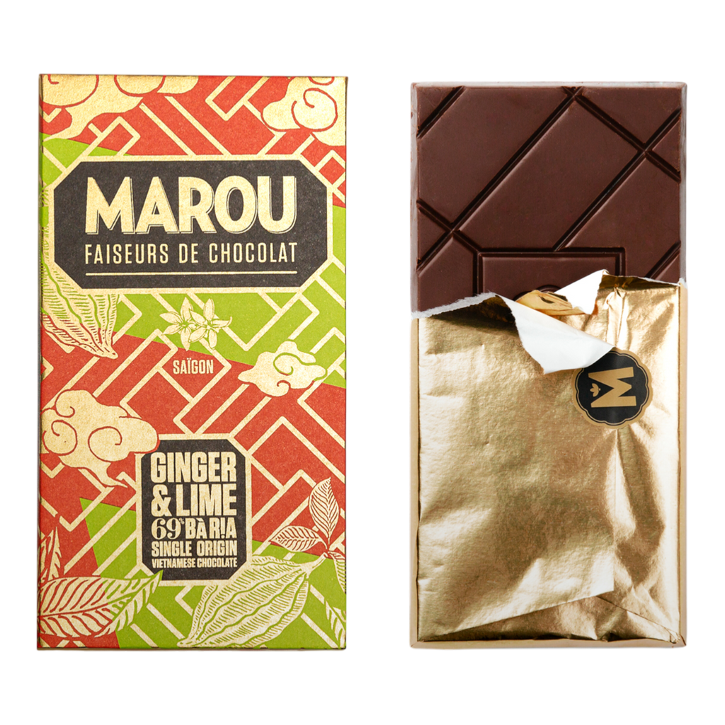 Marou Ingefära Lime Choklad