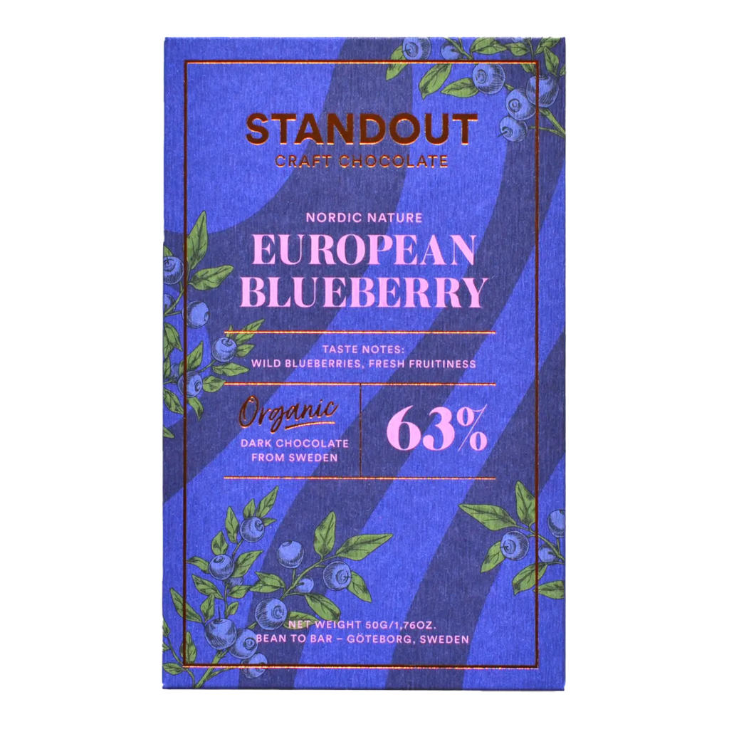 Standout Chocolate Nordic Nature Blåbär 63%