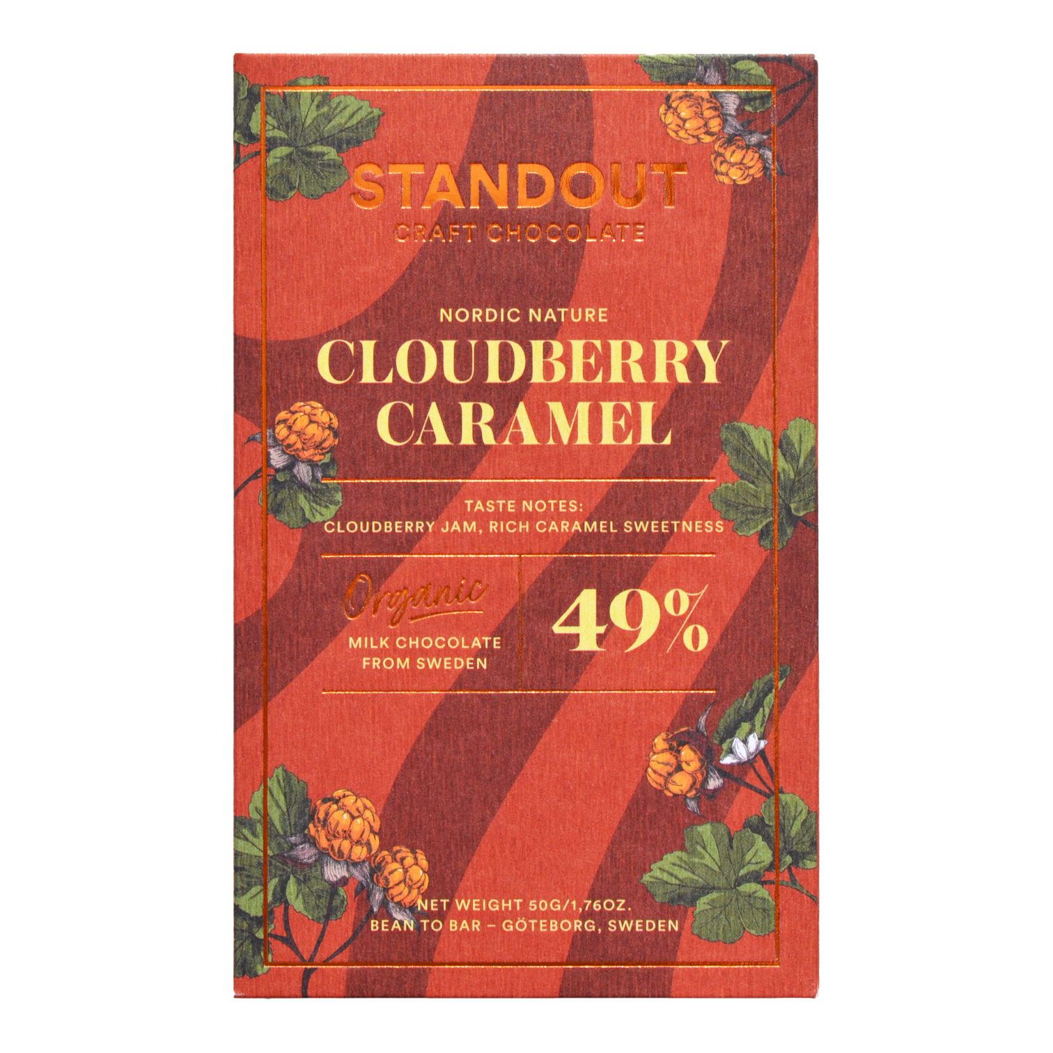 Standout Chocolate Nordic Nature Hjortron Karamell 49%