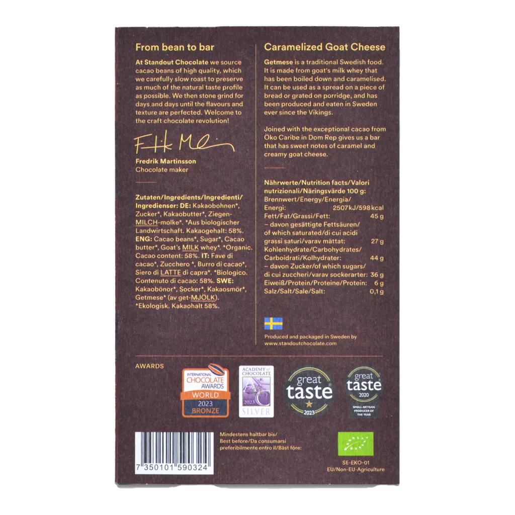 STANDOUT CHOCOLATE - Getmese 58%